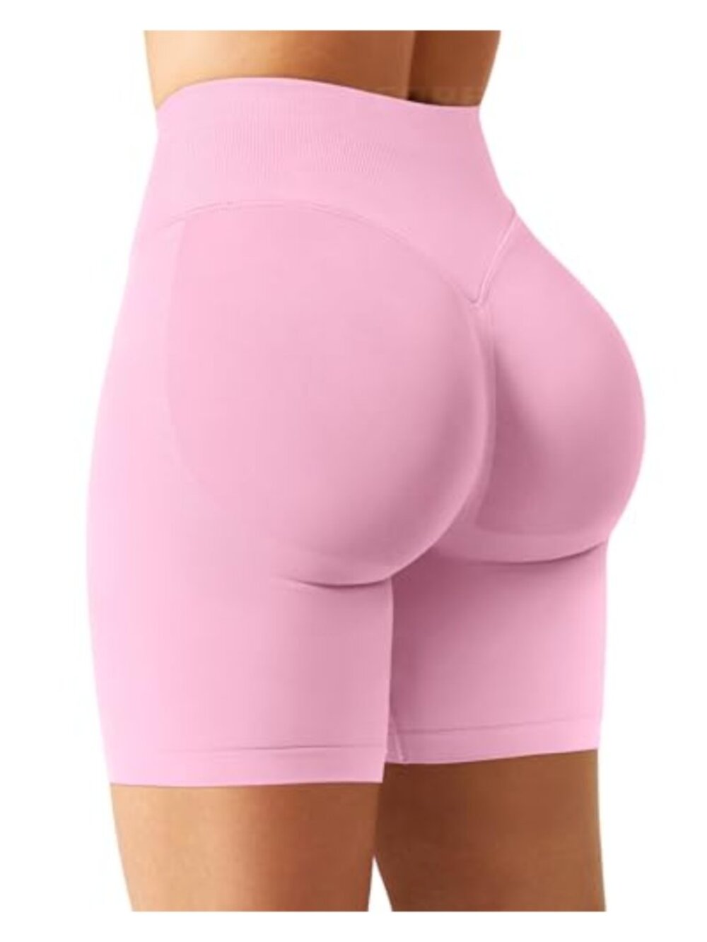 Women High Rise Seamless Biker Shorts Gym Workout Squat Proof